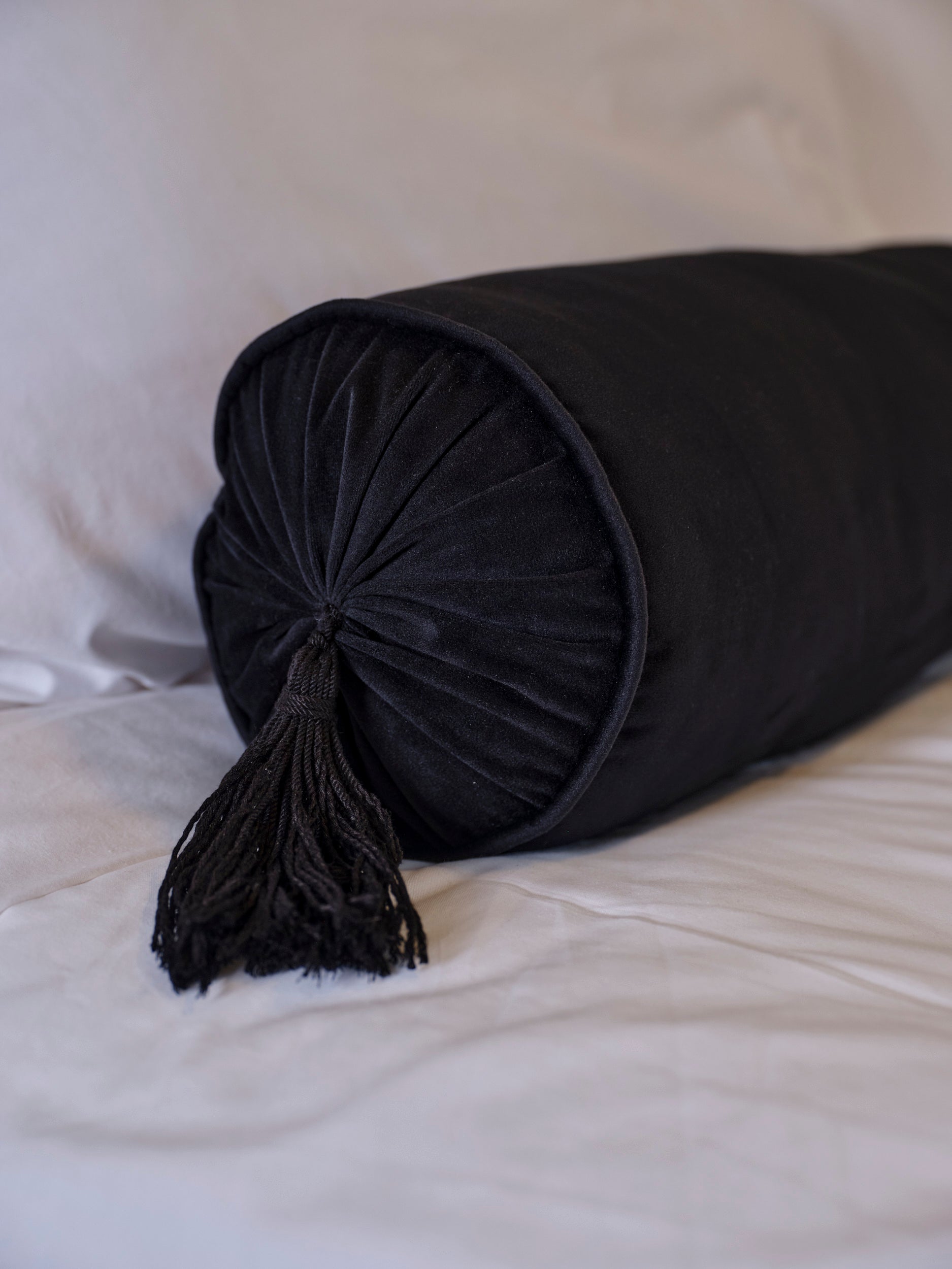 Black Tassel Bolster