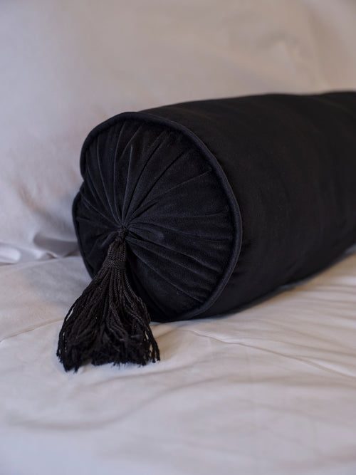 Black Tassel Bolster