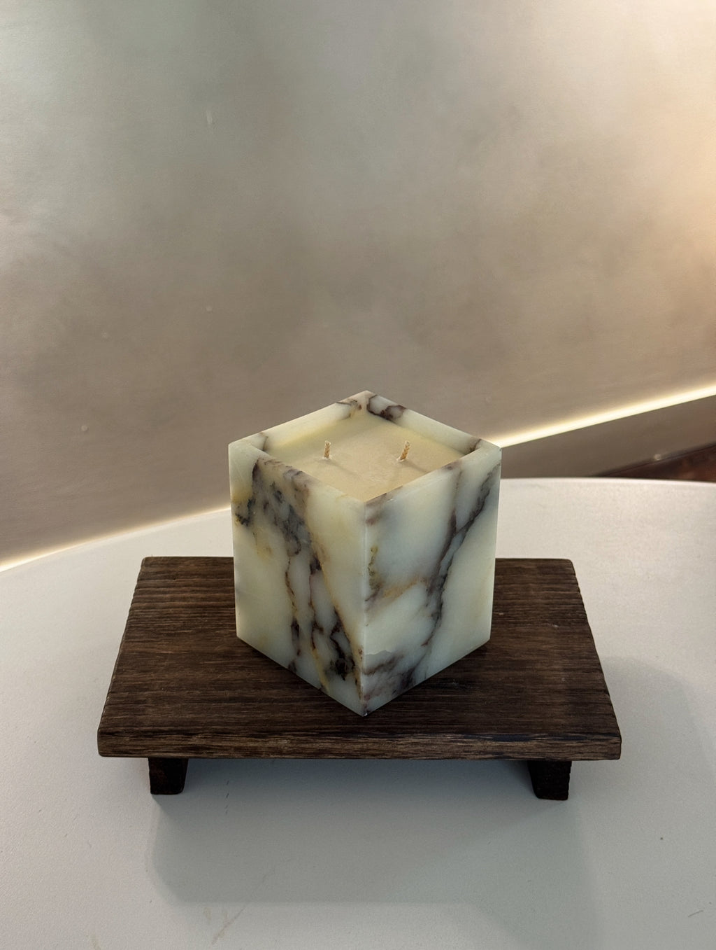 Calacatta Viola Marble Candle Cup