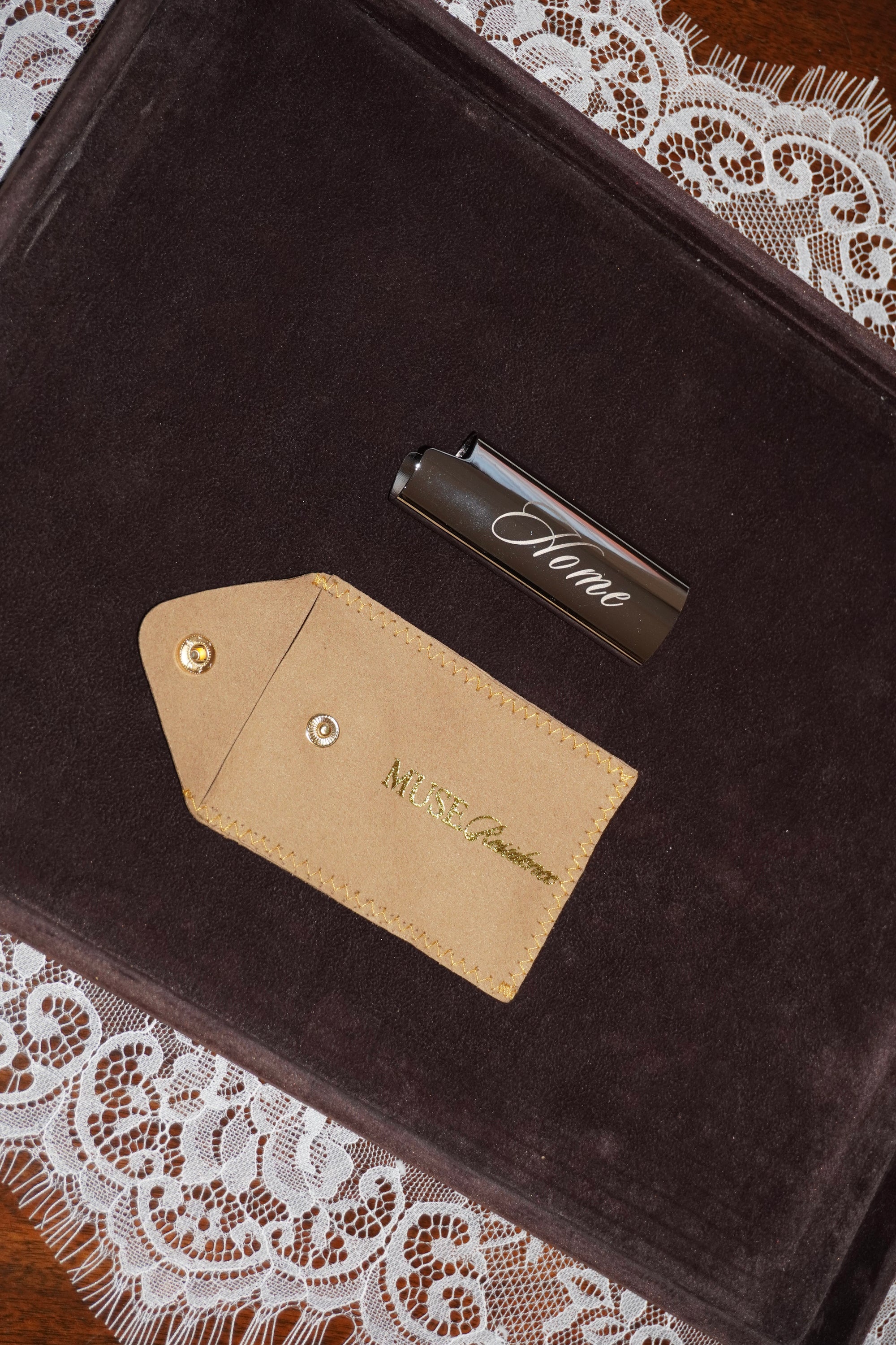 Silver Lighter Shell & Pouch