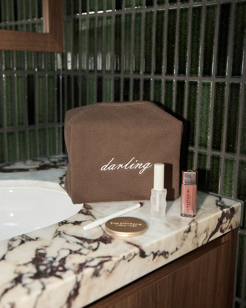 Darling Cosmetic Bag - Brown