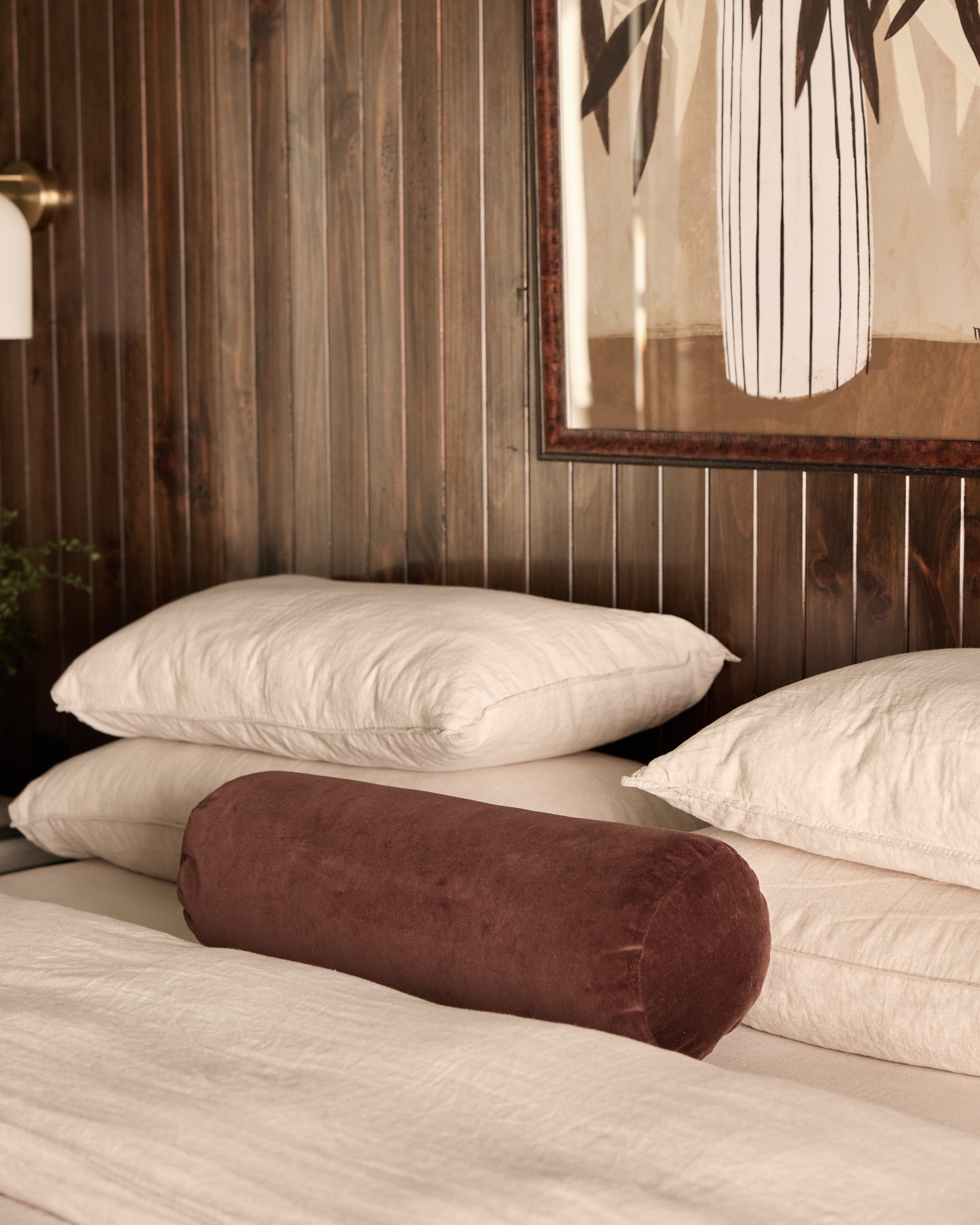 Chocolate Tube Pillow