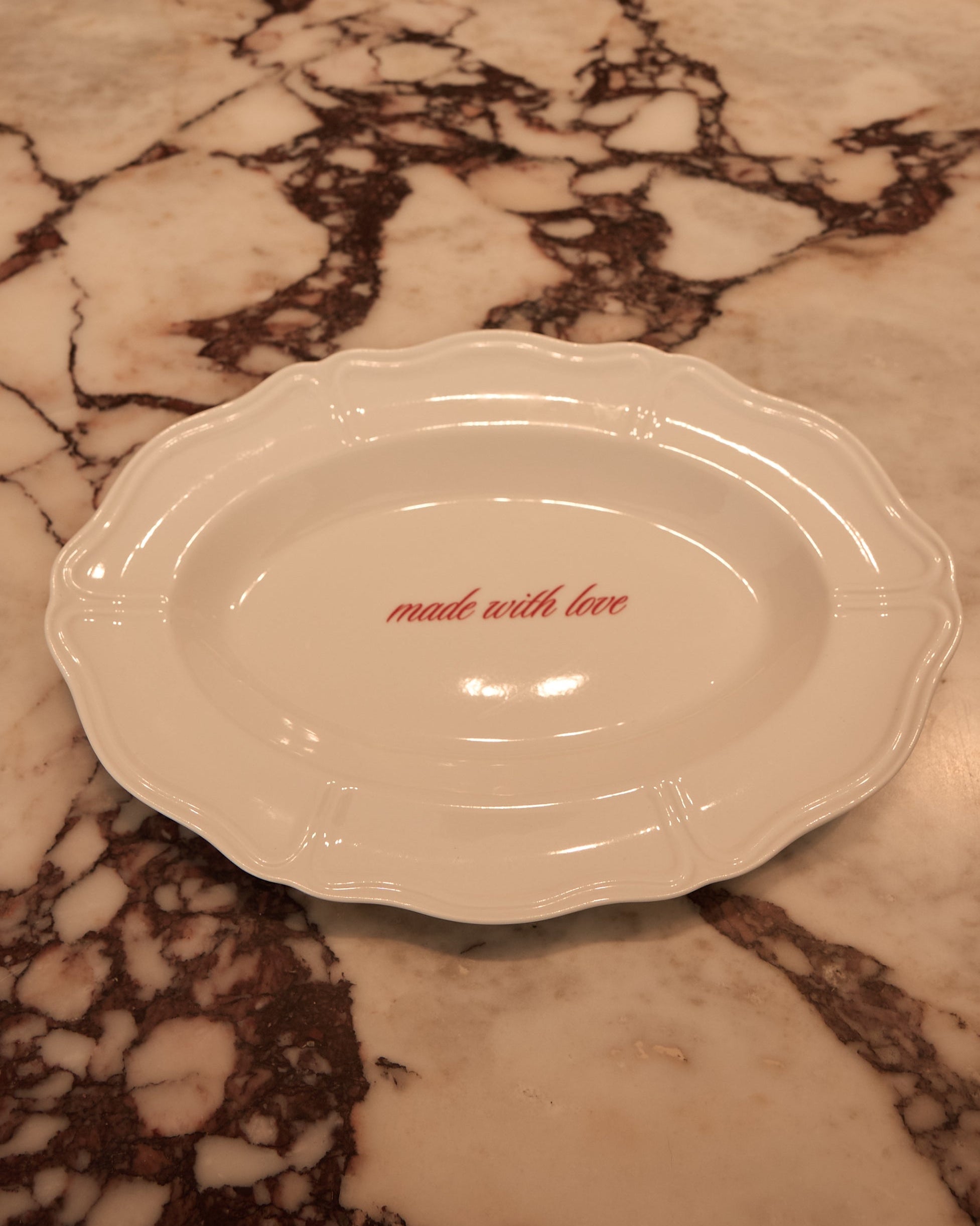 Made With Love Serving Plate