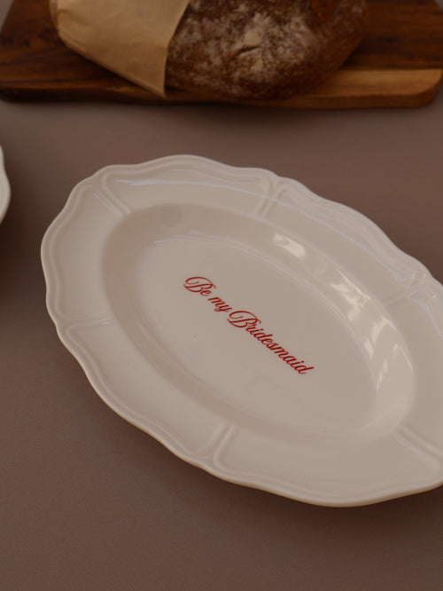 Bridesmaid Plate