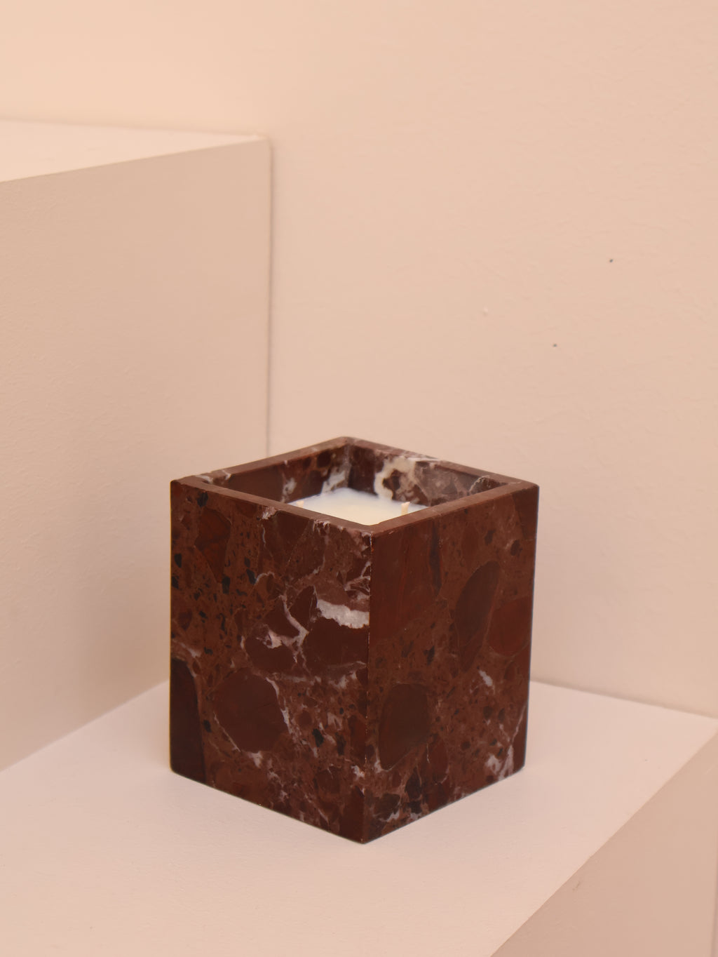 Rosa Levento Marble Candle Cup