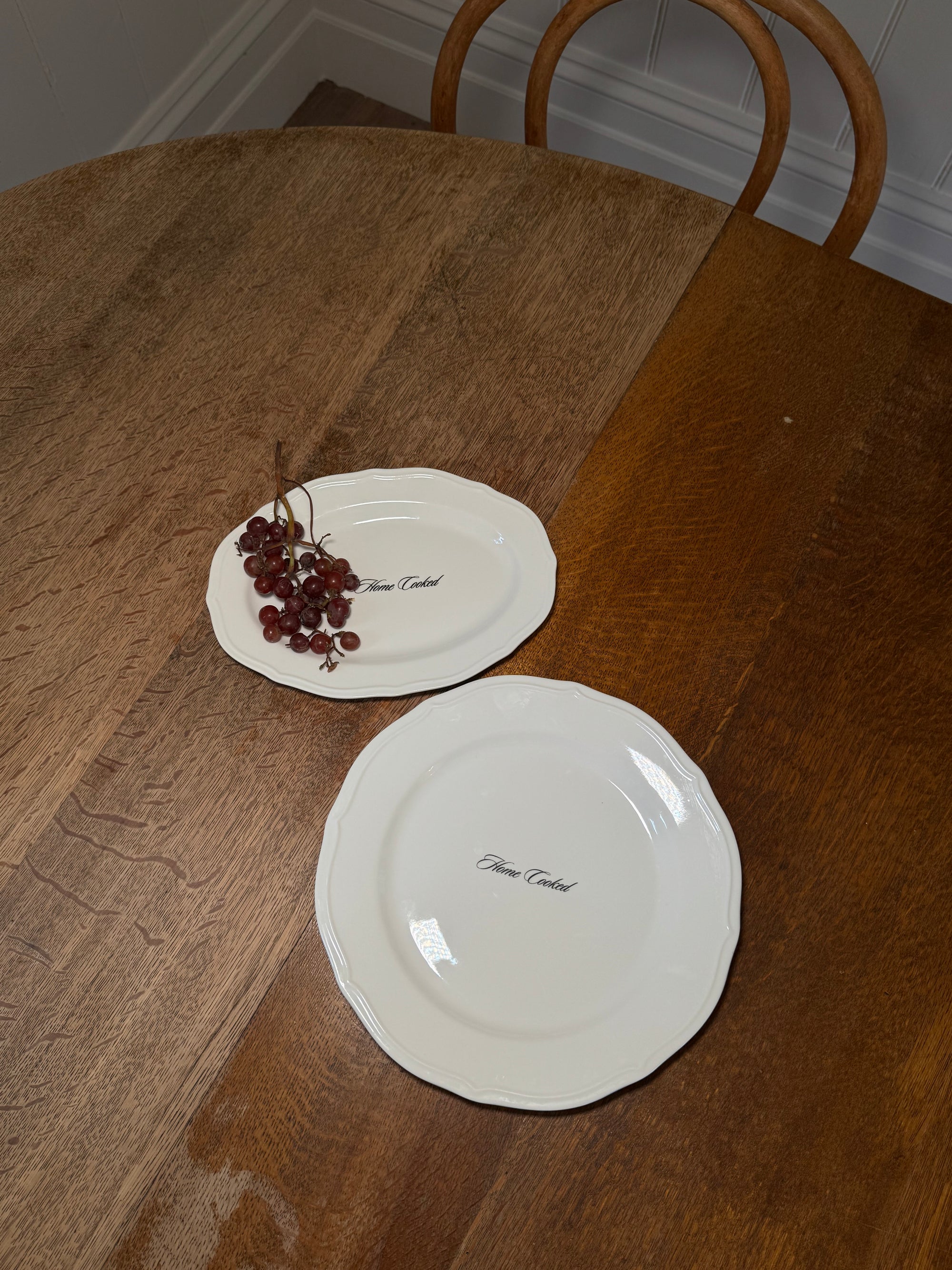 Home Cooked Oval Plate