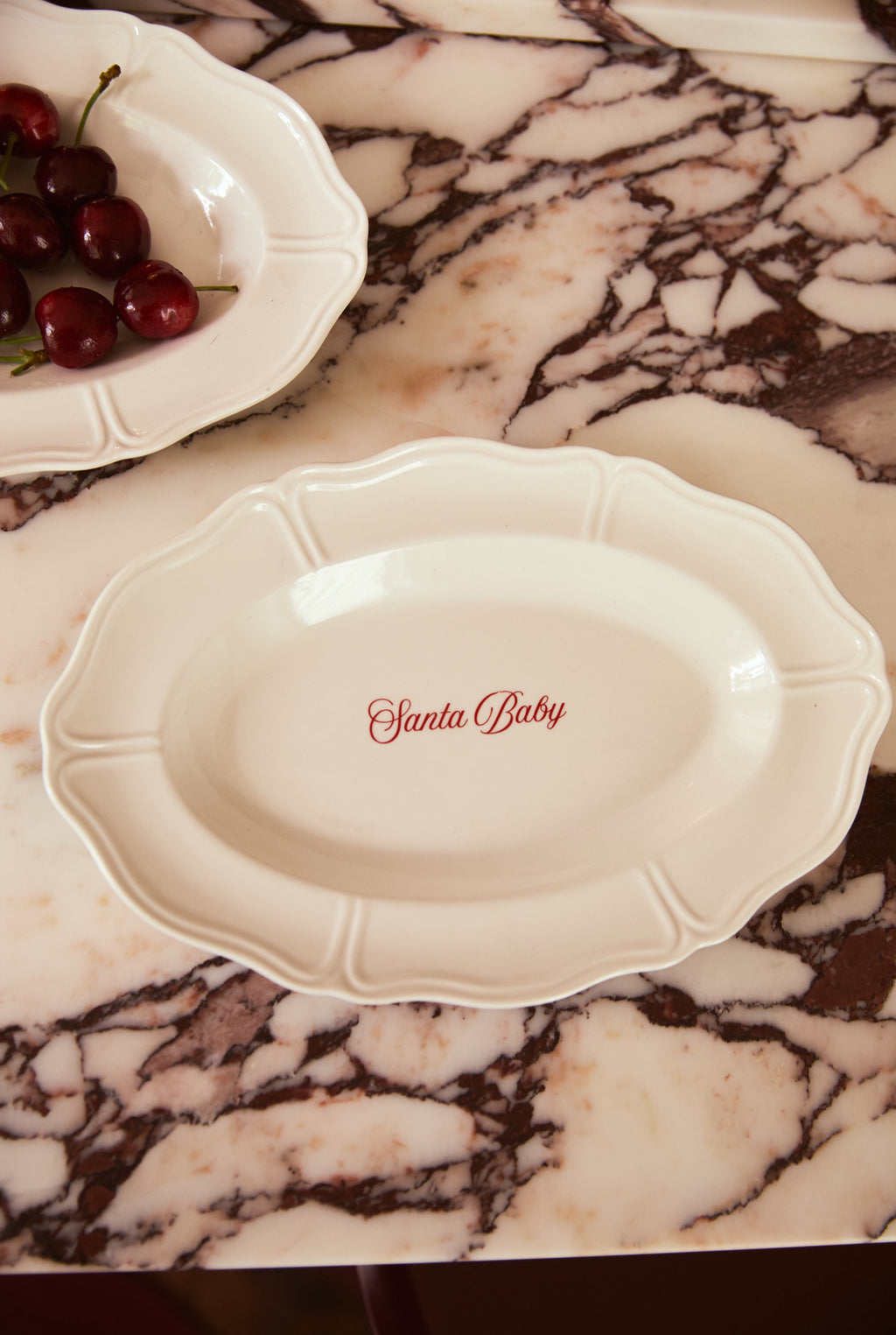 Santa Baby Holiday Plate