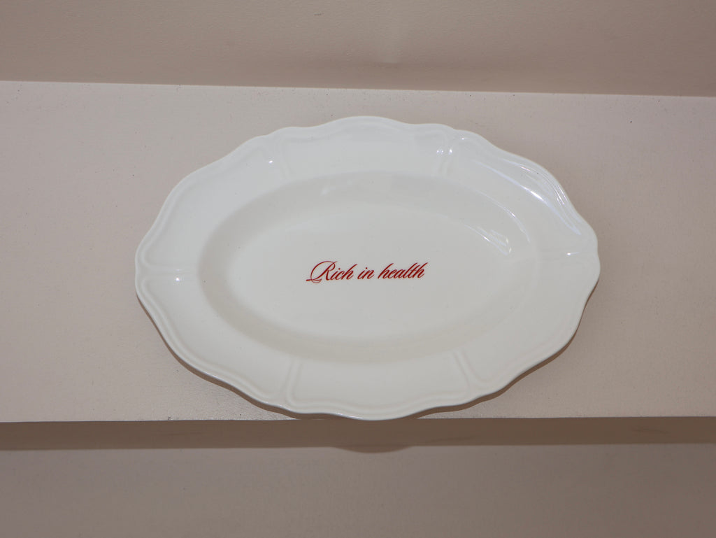 Rich In Health Serving Plate