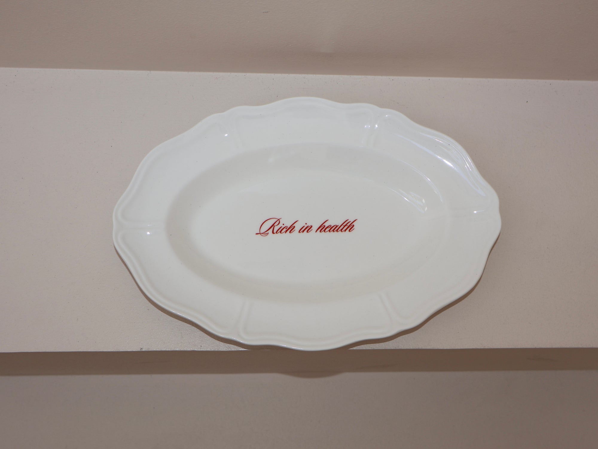 Rich In Health Serving Plate