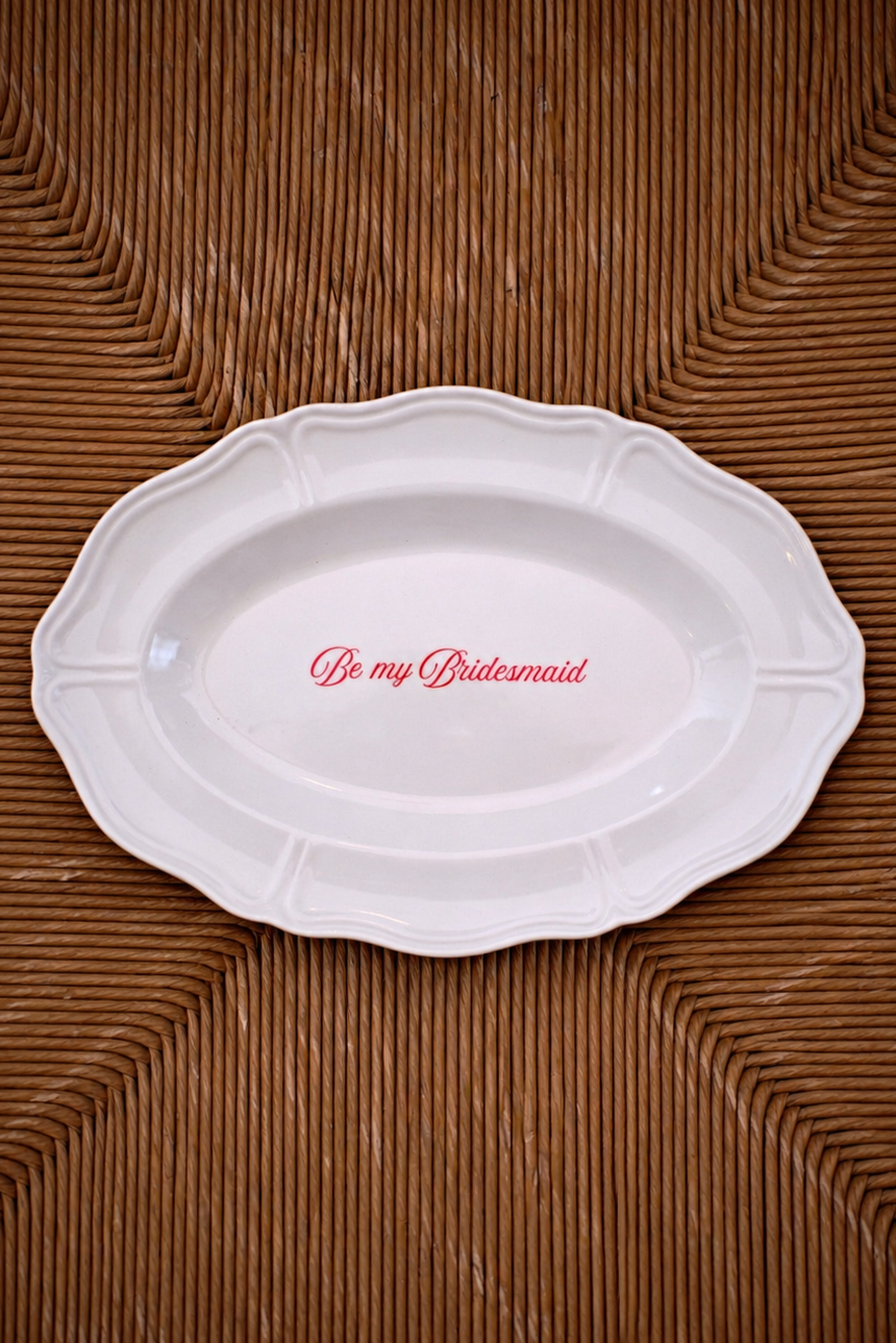 Bridesmaid Plate