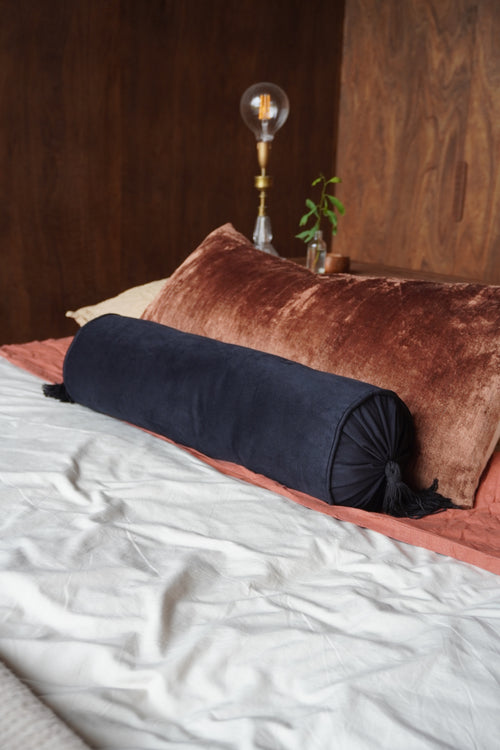 Black Tassel Bolster
