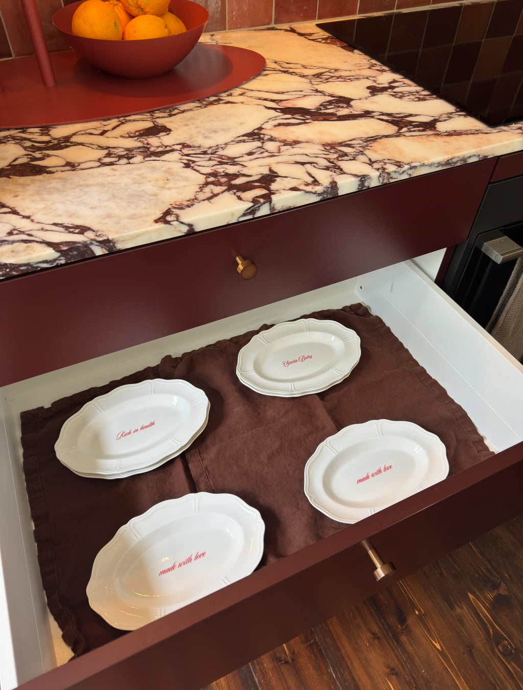 Santa Baby Holiday Plate