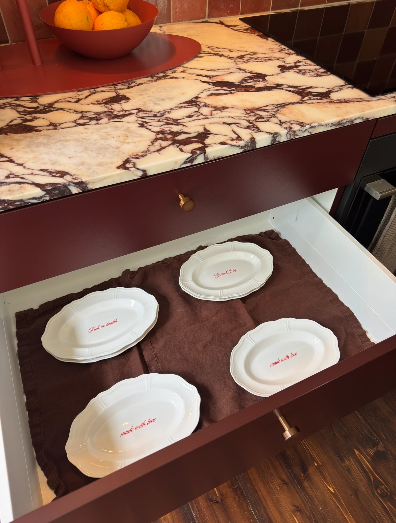 Santa Baby Holiday Plate