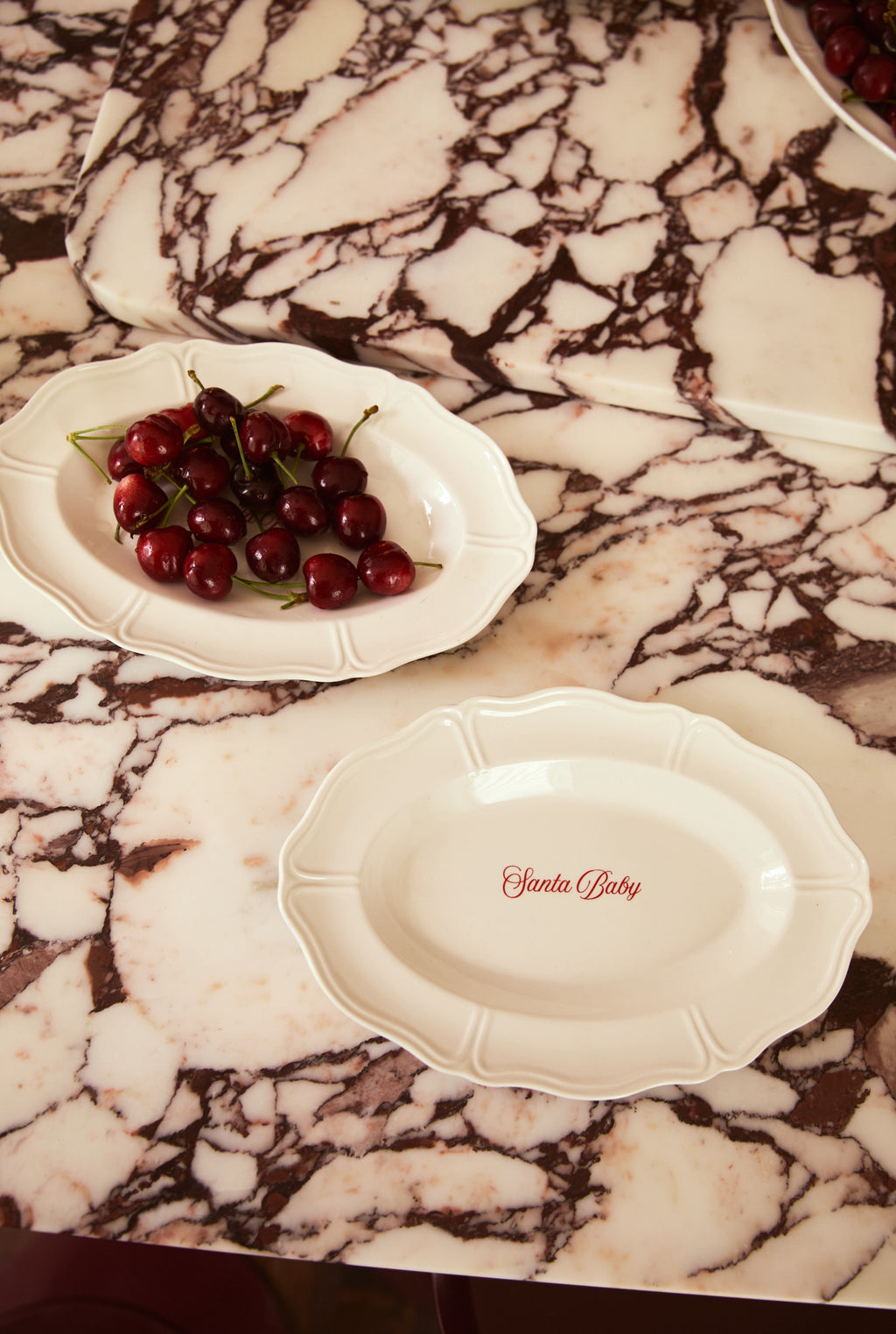 Santa Baby Holiday Plate