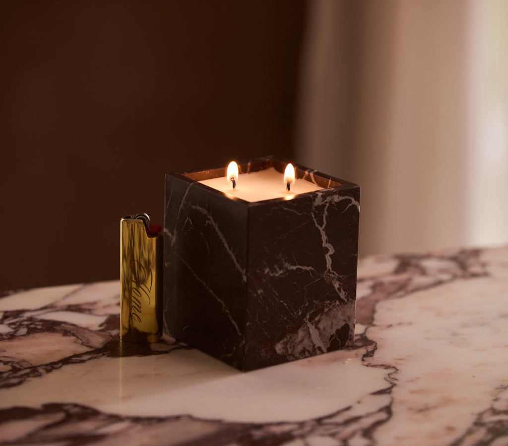 Rosa Levento Marble Candle Cup