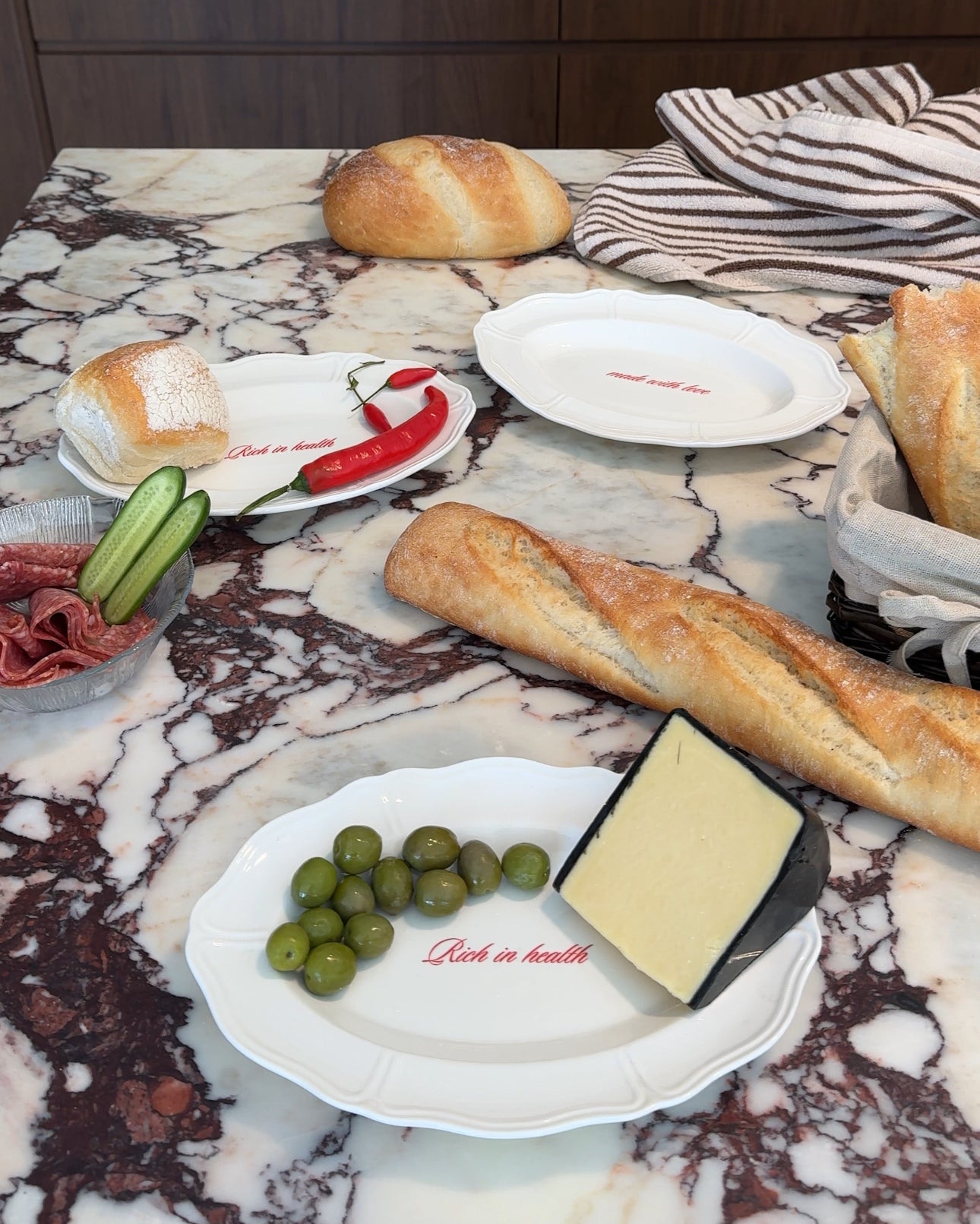 Rich In Health Serving Plate