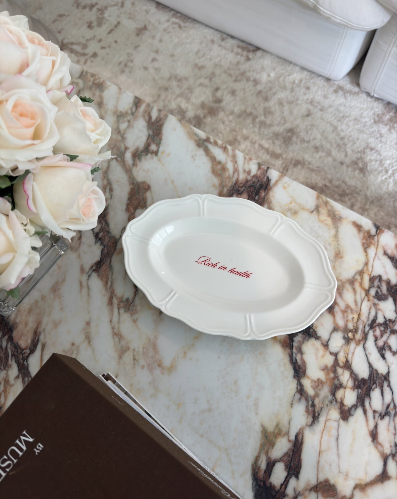 Rich In Health Serving Plate