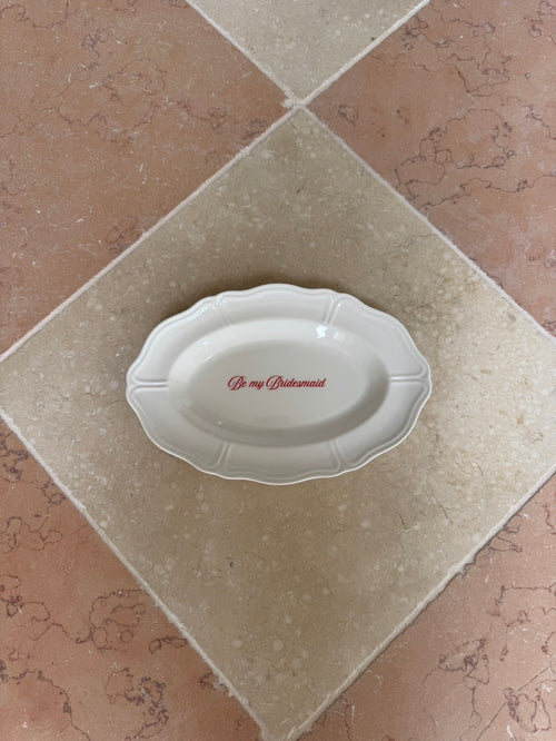 Bridesmaid Plate