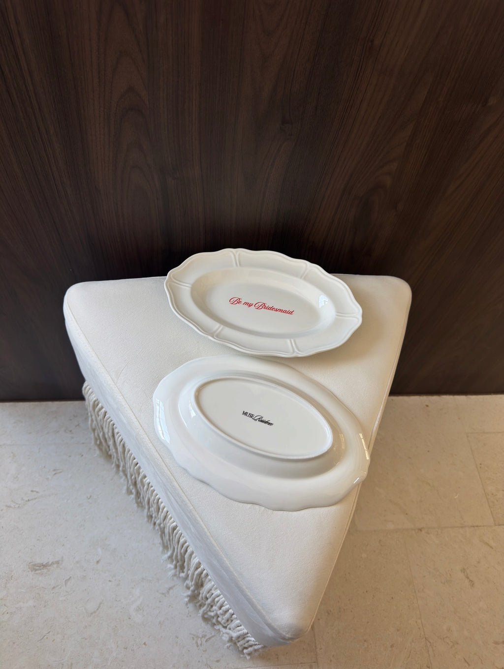 Bridesmaid Plate Set