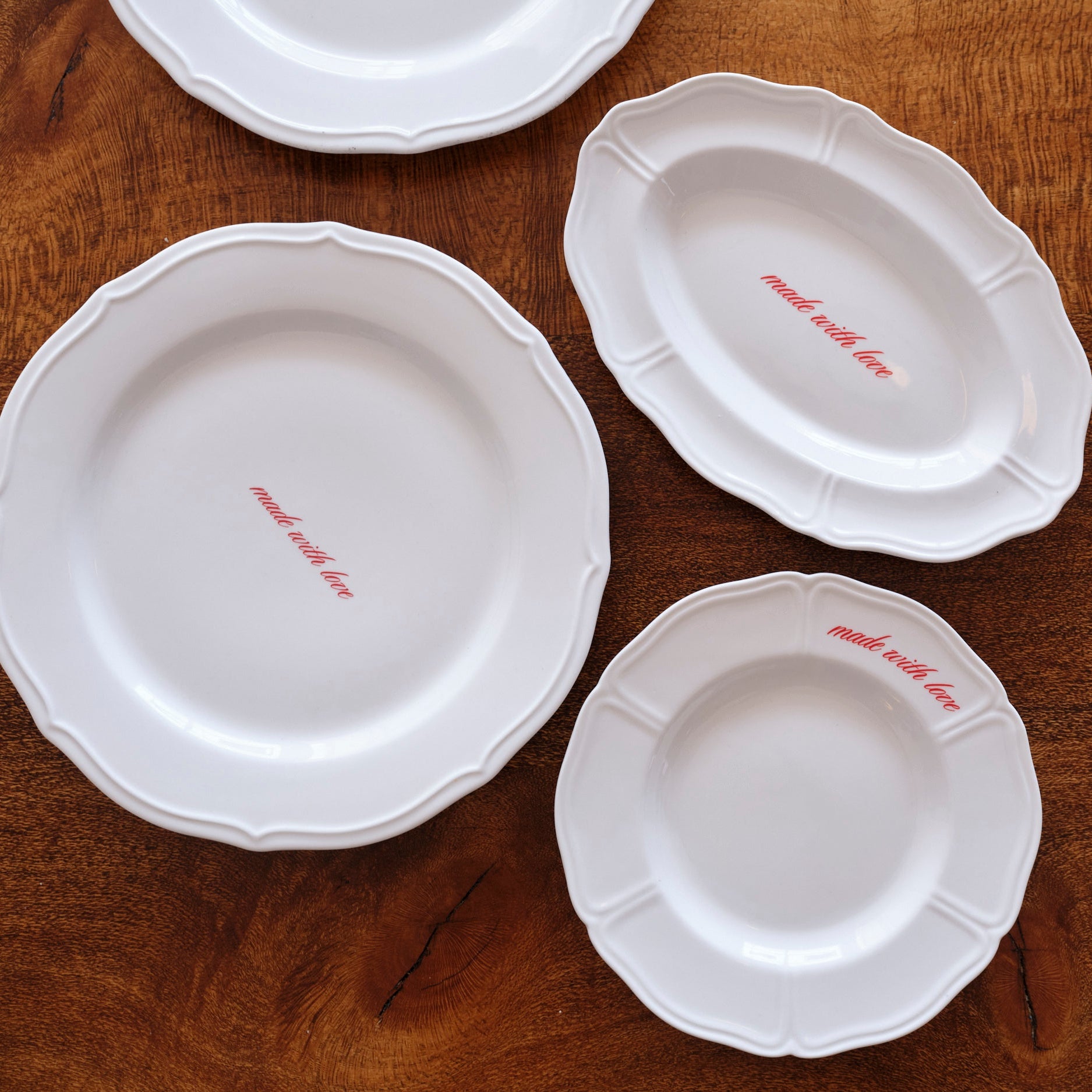 Made with love plate bundle