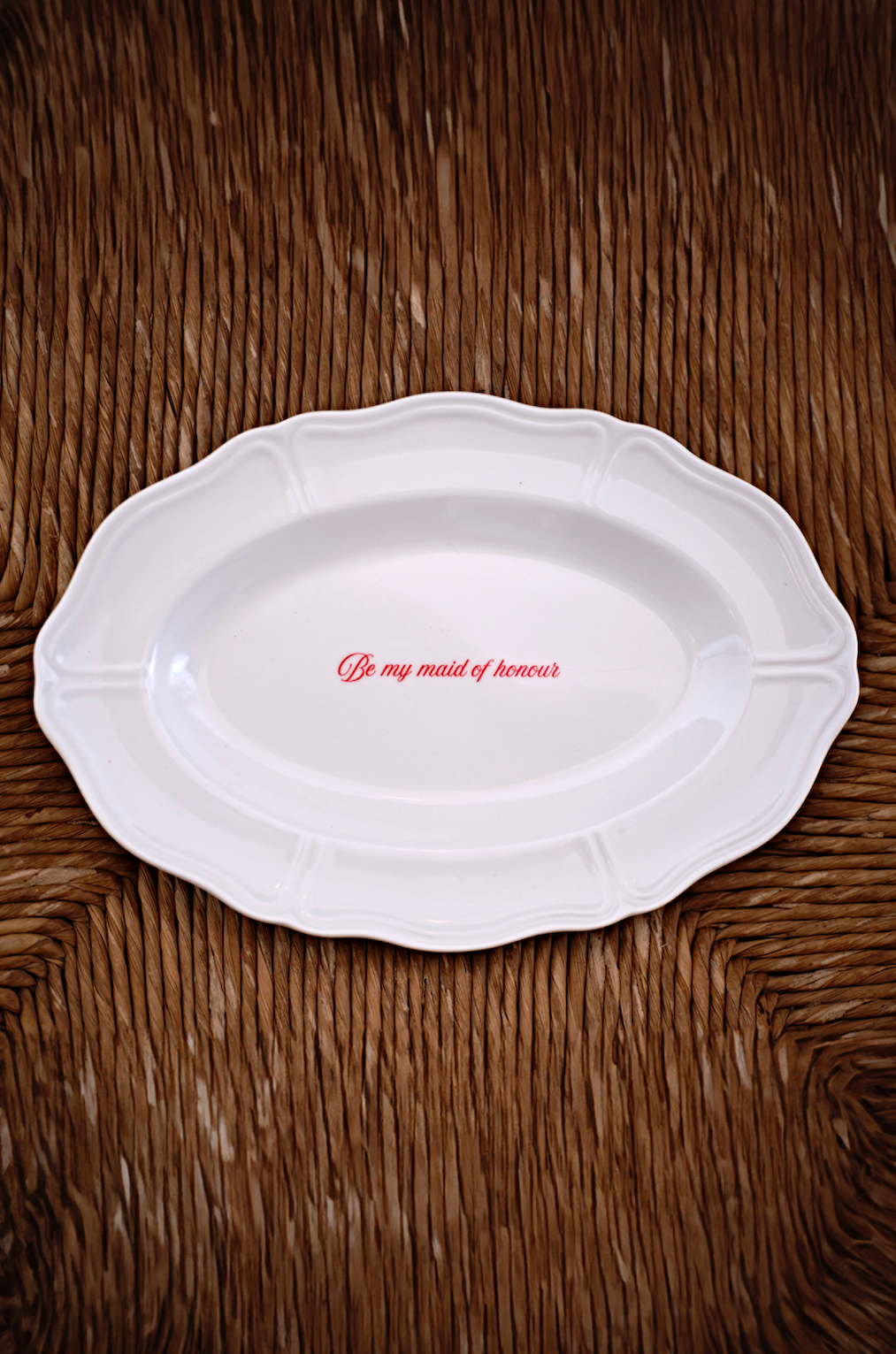 Maid of honour Plate