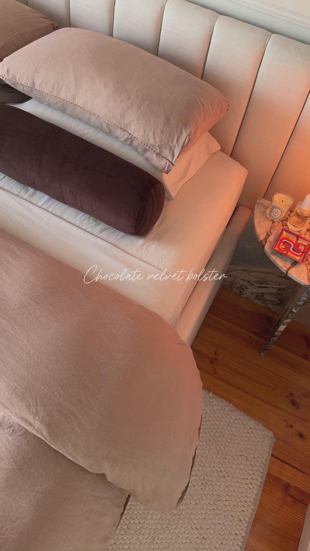 Chocolate Tube Pillow