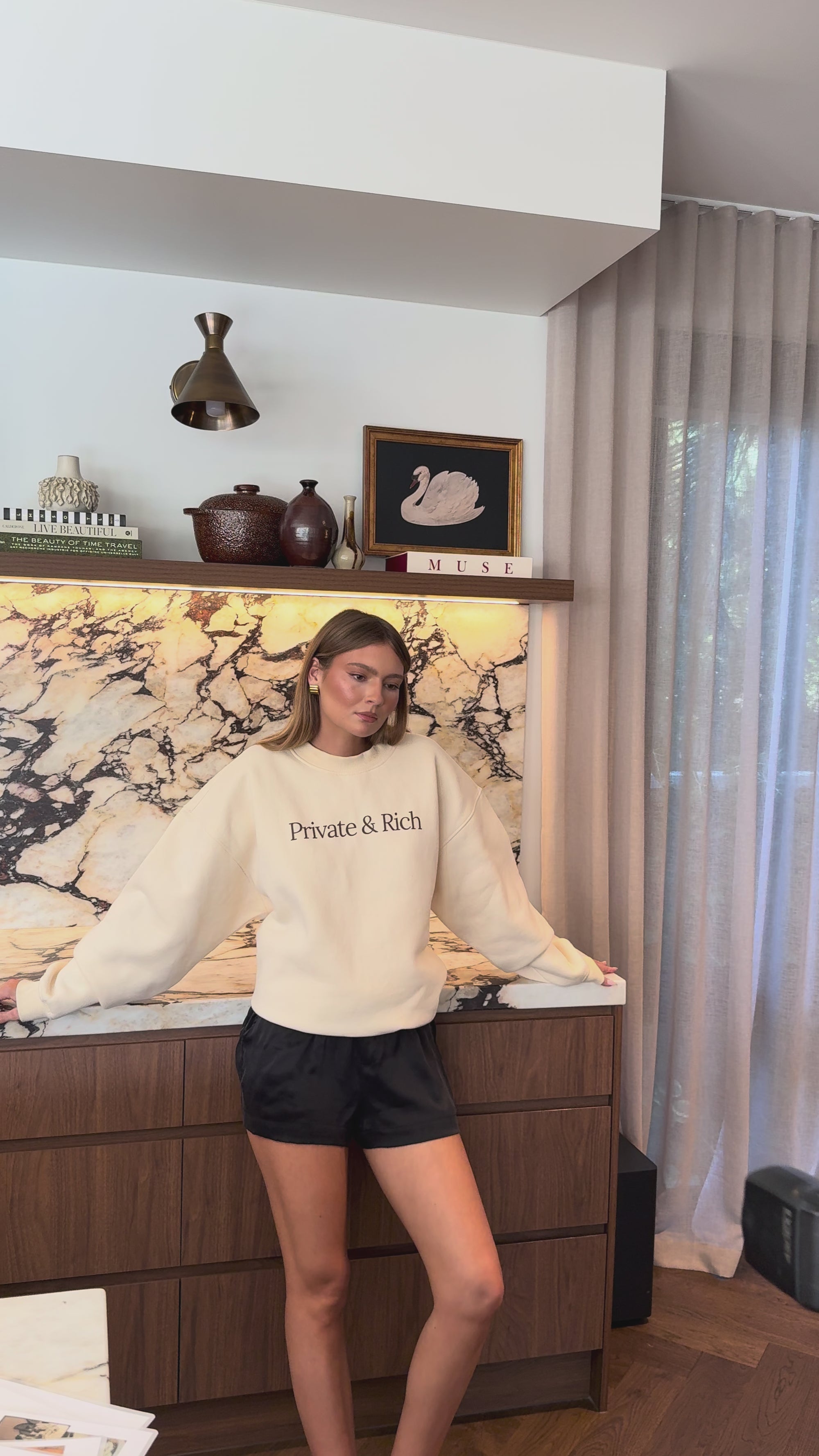 Private and Rich Crewneck