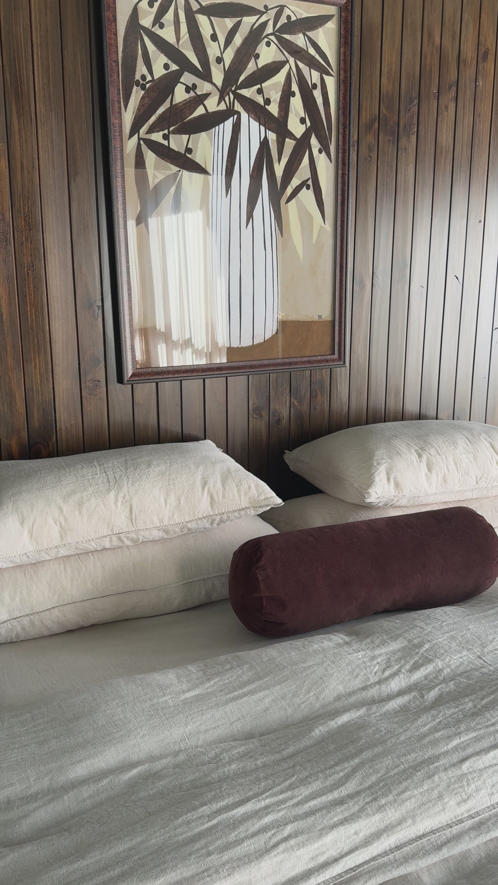 Chocolate Tube Pillow